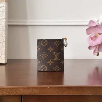 Uubags Louis Vuitton M14613 Charms Wallet Monogram Azur 9x10x2.5cm