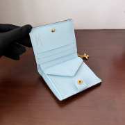 Uubags Louis Vuitton M14613 Charms Wallet Monogram Azur 9x10x2.5cm - 2