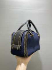 Uubags Delvaux Cool Box MM Denim Sahara In Blue Crossbody Bag 21x13x11cm - 5