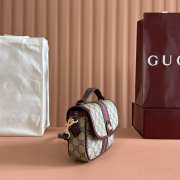 Uubags Gucci Ophidia small top handle bag rosso ancora red 20x16x5cm - 6