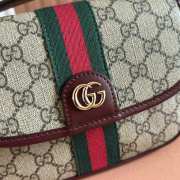 Uubags Gucci Ophidia small top handle bag rosso ancora red 20x16x5cm - 2