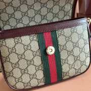 Uubags Gucci Ophidia small top handle bag rosso ancora red 20x16x5cm - 3
