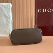 Uubags Gucci Ophidia small tote bag beige and dark brown GG Monogram coated fabric 22.5x17x11cm - 4