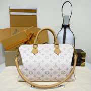 Uubags Louis Vuitton M15108 Speedy Soft 30 Lucky Bag Monogram Dune/Pink 30x21x17cm - 5