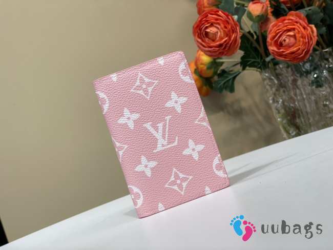 Uubags Louis Vuitton M14112 Pocket Organizer Wallet In Pink 7.5x11.1x1cm - 1