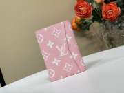 Uubags Louis Vuitton M14112 Pocket Organizer Wallet In Pink 7.5x11.1x1cm - 6