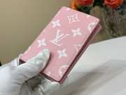 Uubags Louis Vuitton M14112 Pocket Organizer Wallet In Pink 7.5x11.1x1cm - 4
