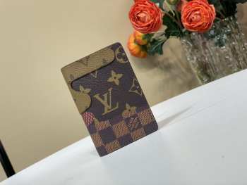 Uubags Louis Vuitton M26010 Pocket Organizer Wallet Brown 7.5x11.1x1cm