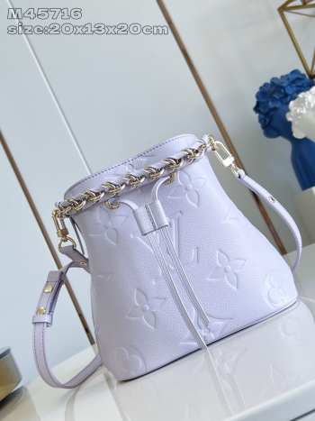 Uubags Louis Vuitton M25675 NeoNoe BB Bag Misty Lilac 20x20x13cm