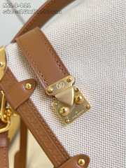 Uubags Louis Vuitton M14411 Side Trunk MM Ecru/Cognac Bag 23.5x16x8.5cm - 5