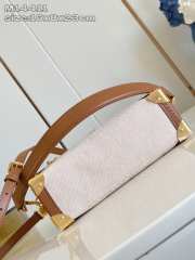 Uubags Louis Vuitton M14411 Side Trunk MM Ecru/Cognac Bag 23.5x16x8.5cm - 3