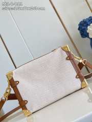 Uubags Louis Vuitton M14411 Side Trunk MM Ecru/Cognac Bag 23.5x16x8.5cm - 2