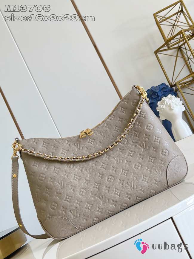 Uubags Louis Vuitton M25854 Boulogne PM Tourterelle Bag 29x16x9.5cm - 1