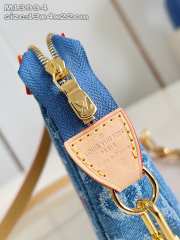 Uubags Louis Vuitton M13994 LV x TM Pochette Accessoires monogram cherry denim bag 13x4x22cm - 5