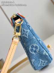 Uubags Louis Vuitton M13994 LV x TM Pochette Accessoires monogram cherry denim bag 13x4x22cm - 4