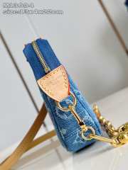 Uubags Louis Vuitton M13994 LV x TM Pochette Accessoires monogram cherry denim bag 13x4x22cm - 3