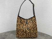 Uubags YSL Le 5 À 7 Supple Small Pony Hair Leather Brown & Black 23x22x8.5cm - 3