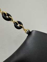 Uubags Loewe medium Ola bag in black smooth calfskin 26x18x13cm - 6