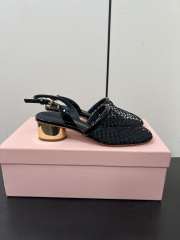 Uubags Ferragamo Kay Net Slingback Pumps Black 4cm - 5