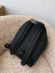 Uubags Dior Rider Oblique Backpack In Full Black 30x42x15cm - 6