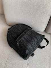 Uubags Dior Rider Oblique Backpack In Full Black 30x42x15cm - 3