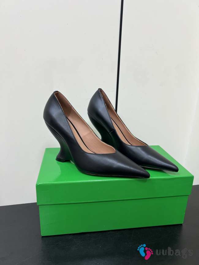 Uubags Bottega Veneta Punta Pumps In Black 10cm - 1