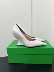 Uubags Bottega Veneta Punta Pumps In White 10cm - 6