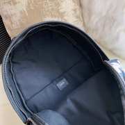 Uubags Dior Kids Rider Backpack Beige and Blue Maxi Dior Oblique Jacquard 30x42x15cm - 4