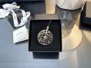 Uubags Chanel Strass spinning wheel pin brooch with Crystal / pearl Light Gold tone - 2