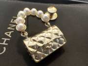 Uubags Chanel Matelasse Gold Plated Pin Brooch  - 1