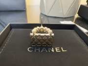 Uubags Chanel Matelasse Gold Plated Pin Brooch  - 4
