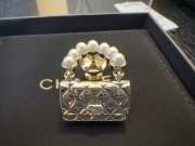 Uubags Chanel Matelasse Gold Plated Pin Brooch  - 2