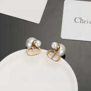 Uubags Dior earrings gold pearl 02 - 6