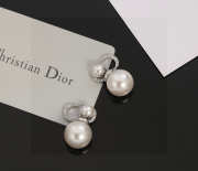 Uubags Dior earrings silver pearl - 1