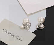 Uubags Dior earrings silver pearl - 5