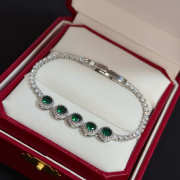 Uubags Cartier White Gold Diamond Bracelet  - 6