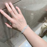 Uubags Tiffany & Co Silver Diamond Bracelet  - 2