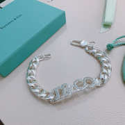 Uubags Tiffany & Co Silver Diamond Bracelet  - 3