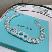 Uubags Tiffany & Co Silver Diamond Bracelet  - 4