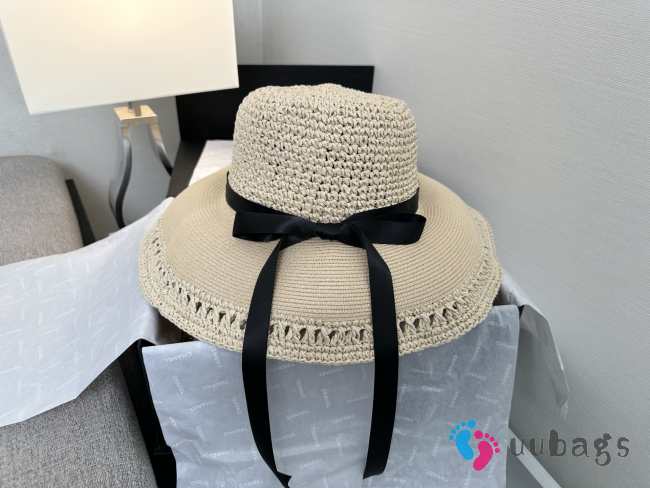 Uubags Chanel straw hat beige - 1