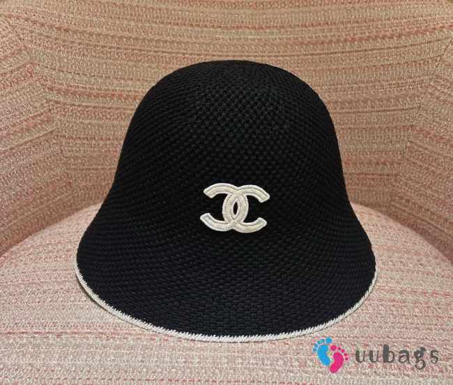 Uubags Chanel bucket hat 25C in black - 1