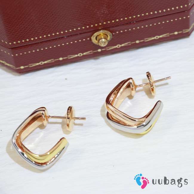 Uubags Cartier Trinity cushion earrings - 1