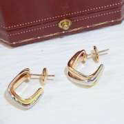 Uubags Cartier Trinity cushion earrings - 1