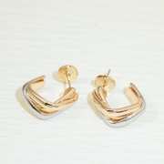 Uubags Cartier Trinity cushion earrings - 4