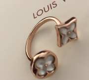 Uubags Louis Vuitton Q9N07K Blossom Mini Star Ring, Pink Gold, Pink Mother-of-Pearl and Diamond - 5