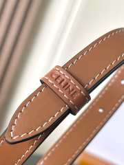 Uubags Celine Teen Triomphe Bag In Wicker And Natural Calfskin Natural/ Tan 23x21x15cm - 3