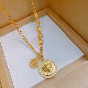 Uubags Versace men's Medusa necklace all taxes and duties included light gold - 1