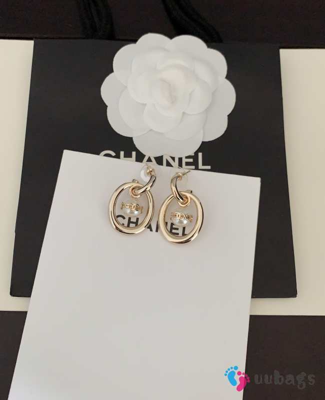 Uubags Chanel Hoop Earrings - 1