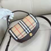 Uubags Burberry Highlands Crossbody Bag In Sand 24.5x8x18cm - 3