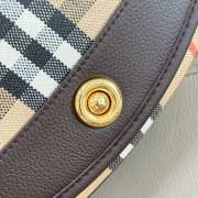Uubags Burberry Highlands Crossbody Bag In Sand 24.5x8x18cm - 2